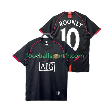 Tenue Manchester United Rooney 10 2007 2008 Retro Exterieur Maillot de Foot
